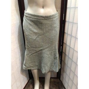 Ann Taylor Loft Skirt A Line Wool Green Lined Skirt Womens Size 8 $69.00 Tag